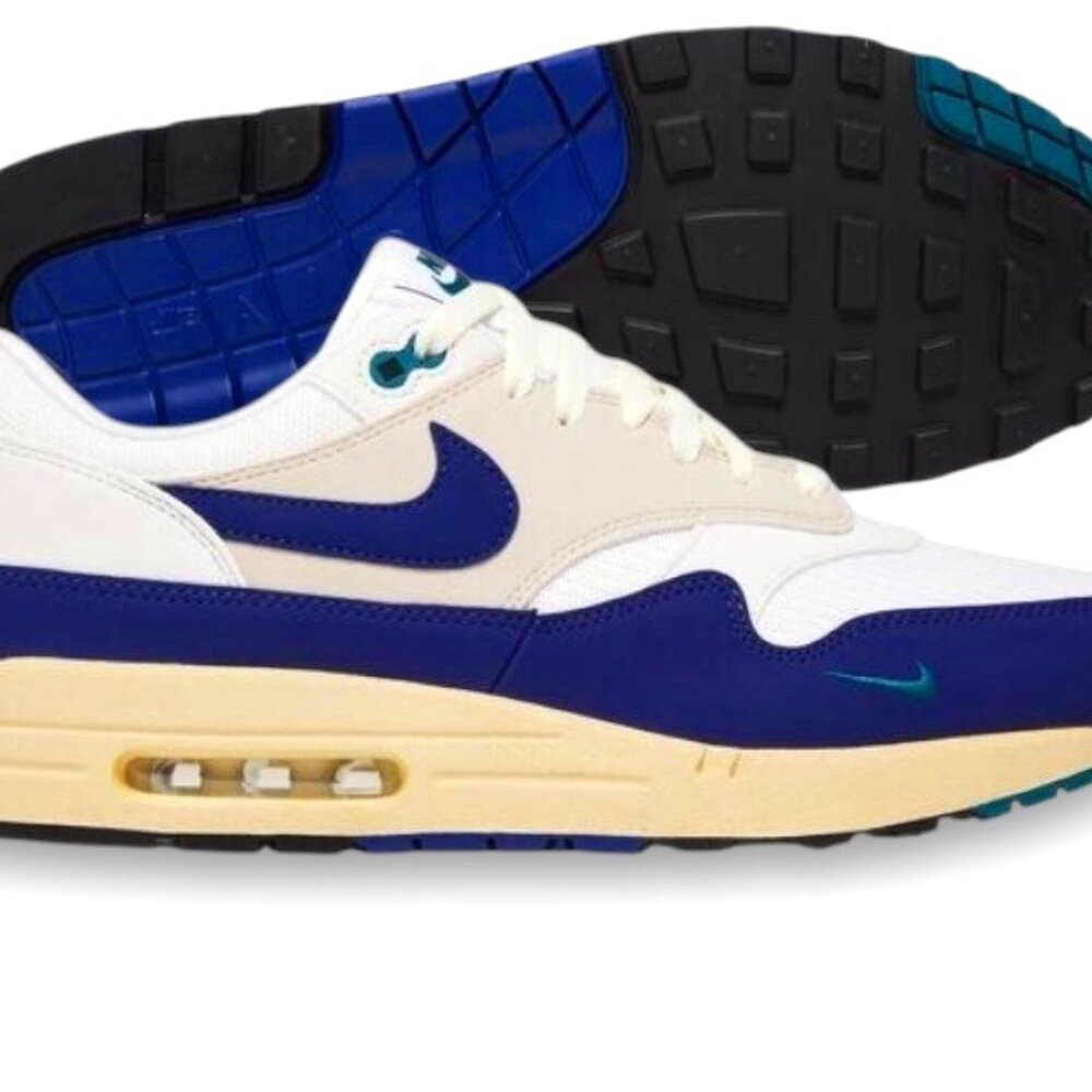 Nike Air Max 1 'Athletic Dept' Mens Running Shoes Royal Blue FQ8048 133 (NEW)